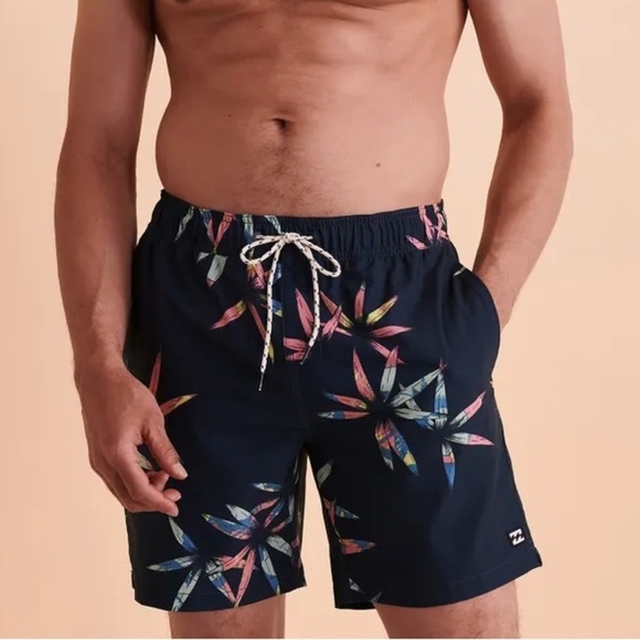 NWT Billabong SUNDAYS LAYBACK Volley Swimsuit - Picture 2 of 8